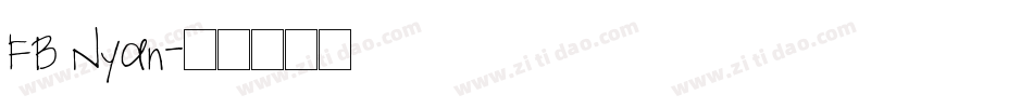 FB Nyan字体转换